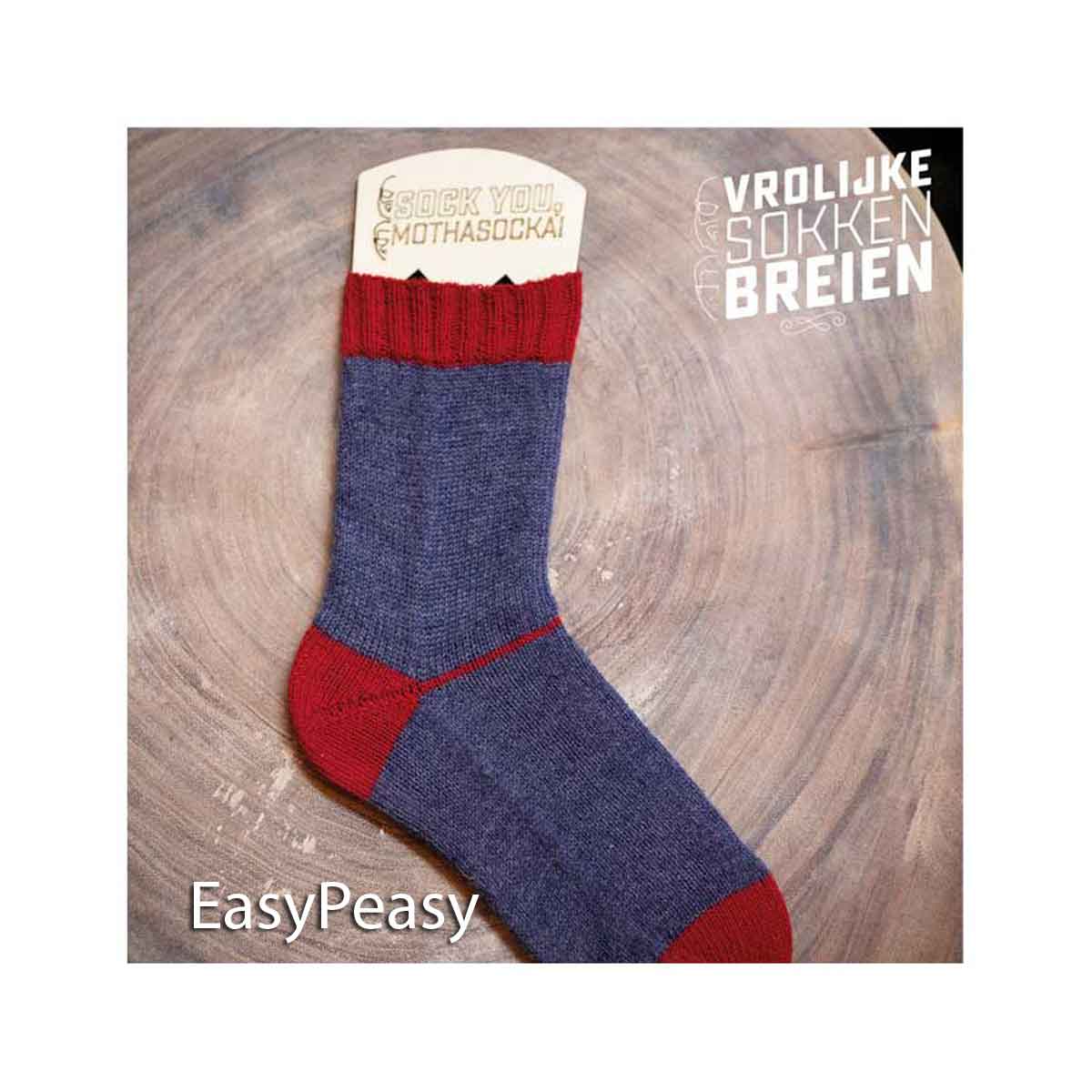 vrolijke sokken breien easypeasy
