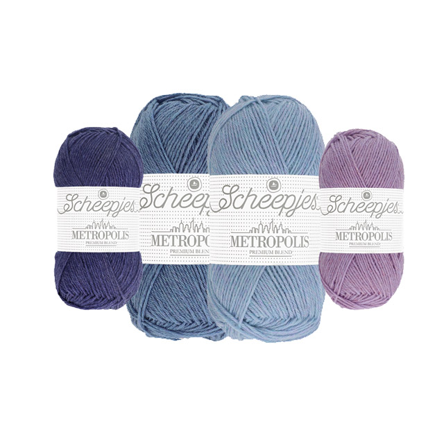 Knit A Long THE COLORFUL CITIES SHAWL Pakketten - Afbeelding 11