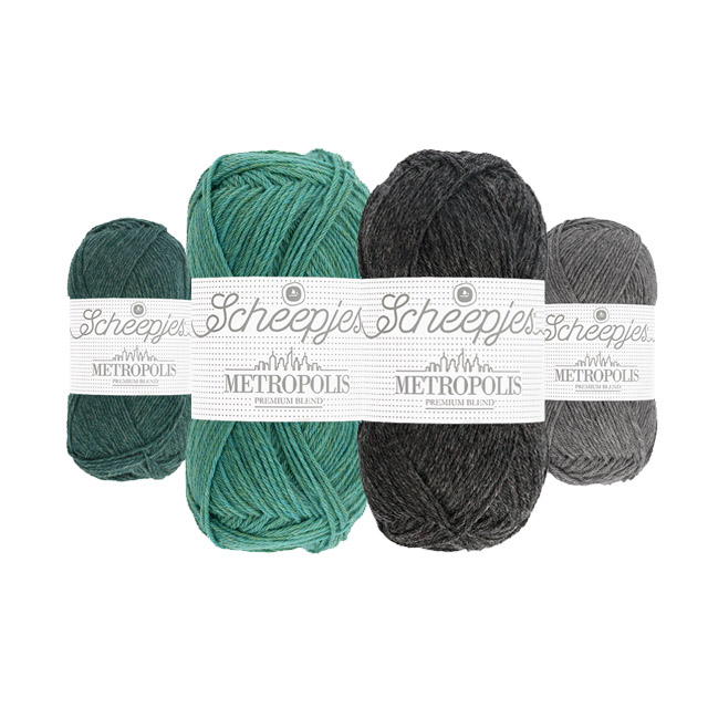 Knit A Long THE COLORFUL CITIES SHAWL Pakketten - Afbeelding 13