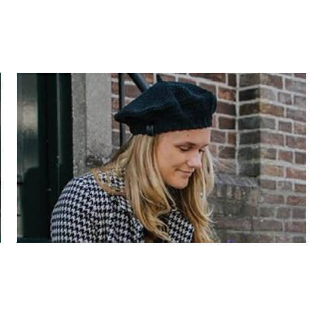 GEHAAKTE DAMES BARET - Afbeelding 3